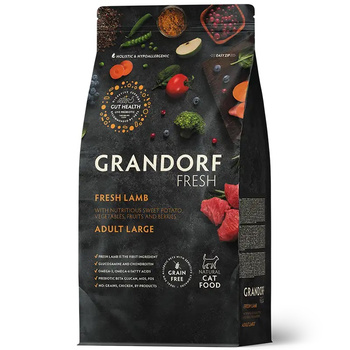 GRANDORF FRESH LAMB JAGNIĘCINA KARMA DLA KOTA DUŻE RASY 400g