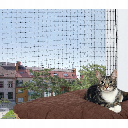 TRIXIE SIATKA OCHRONNA NA OKNO BALKON DLA KOTA 6x3m