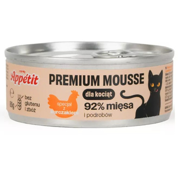 COMFY APPETIT PREMIUM MOUSSE KITTEN MOKRA KARMA DLA KOCIĄT KURCZAK 85g