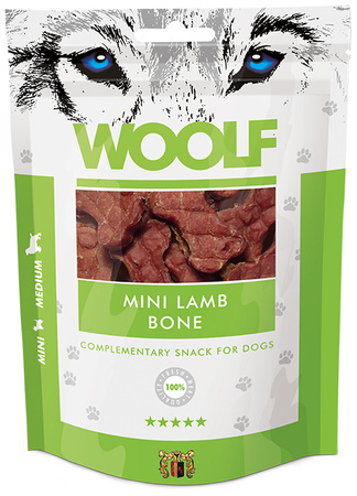 WOOLF PRZYSMAK DLA PSA MINI LAMB BONE KOSTKI JAGNIĘCINA 100g