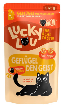 LUCKY LOU LIFESTAGE MOKRA KARMA DLA KOTA POKARM KOTÓW DRÓB 8x125g