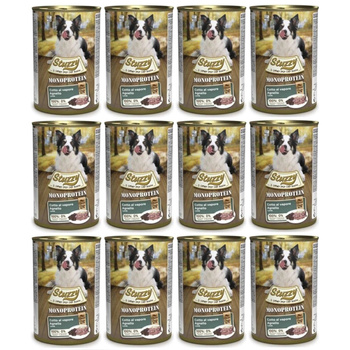 STUZZY MONOPROTEIN MOKRA KARMA DLA PSA JAGNIĘCINA 12x400g