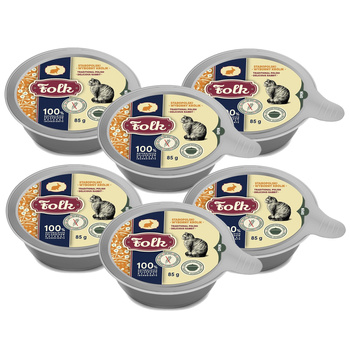 KARMA MOKRA DLA KOTA FOLK STAROPOLSKI WYBORNY KRÓLIK SZALKA 6x85g