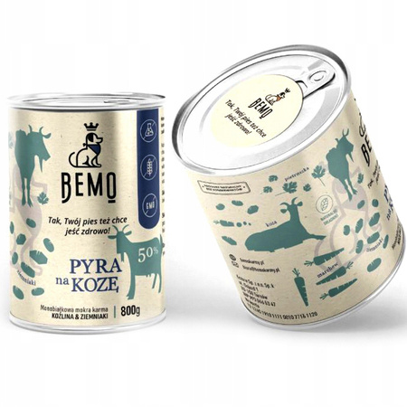 BEMO PYRA NA KOZĘ KARMA MOKRA DLA PSA 800g
