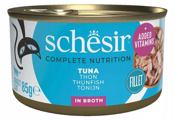 SCHESIR KARMA DLA KOTA TUŃCZYK W SOSIE WŁASNYM PUSZKA 85g