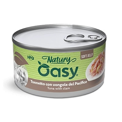 MOKRA KARMA DLA KOTA OASY NATURY SOFT JELLY MIX SMAKÓW Z TUŃCZYKIEM 6x150g