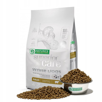 NATURE'S PROTECTION WHITE ADULT SMALL DOGS LAMB 10kg