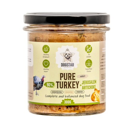 DOGSTAR MOKRA KARMA DLA PSA PEŁNOPORCJOWA MIX SMAKÓW 5x300g