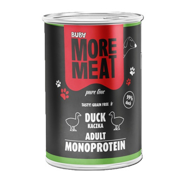 BUBA MORE MEAT MONO PURE MOKRA KARMA W PUSZCE DLA PSA KACZKA 400g