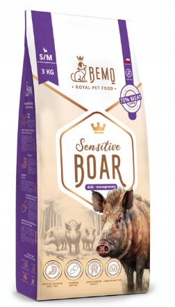 BEMO SENSITIVE BOAR KARMA DLA PSA ŚREDNIE I DUŻE RASY DZICZYZNA 10kg
