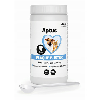 APTUS PLAQUE BUSTER WSPOMAGA ZDROWIE JAMY USTNEJ PSÓW I KOTÓW 200g