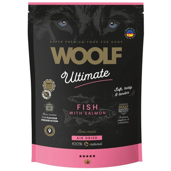 WOOLF ULTIMATE DOG ADULT FISH SALMON PÓŁWILGOTNA KARMA DLA PSA RYBY ŁOSOŚ 1kg