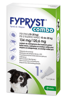FYPRYST COMBO KROPLE NA KLESZCZE DLA PSÓW 10-20kg