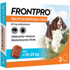 FRONTPRO TABLETKI SMAKOWE NA PCHŁY I KLESZCZE DLA PSÓW 10-25kg