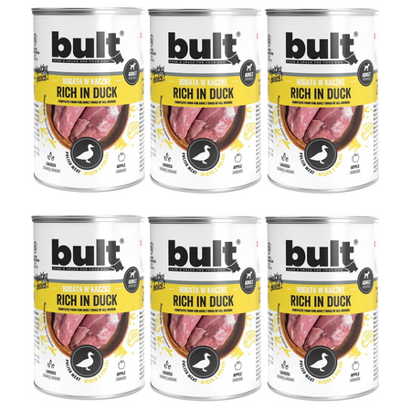  BULT MOKRA KARMA W PUSZCE DLA PSA BOGATA W KACZKĘ 6x400g