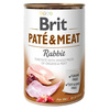 BRIT PATE & MEAT DOG ADULT RABBIT KARMA DLA PSA KURCZAK KRÓLIK 12x400g