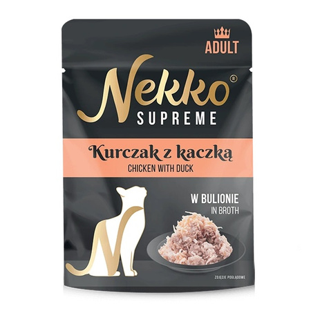 NEKKO SUPREME MOKRA KARMA W SASZETCE DLA KOTA MIX SMAKÓW 12x70g