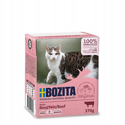 BOZITA KARMA MOKRA DLA KOTA MIX MIĘSNY BEZ SMAKÓW DROBIOWYCH 6x370g