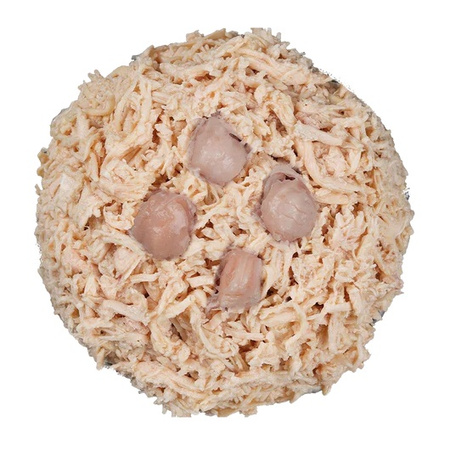 ŁAPSIE FOR CAT MOKRA KARMA DLA KOTA KURCZAK Z KALMARAMI W BULIONIE PUSZKA 6x80g