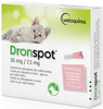 VETOQUINOL DRONSPOT  KROPLE NA ROBAKI DO NAKRAPIANIA MAŁYCH KOTÓW 0,5-2,5kg, 2 PIPETKI 0,35ml