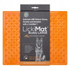 MATA TACKA DO LIZANIA DLA PSA KOTA ANTYSTRESOWA SPOWALNIAJĄCA JEDZENIE LICKIMAT CLASSIC BUDDY LARGE POMARAŃCZOWA 30,5x25,5 cm