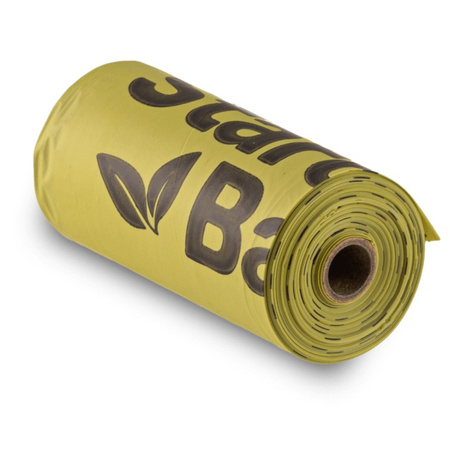 StarchBag WORKI NA ODCHODY PSA PSIE KUPY BIODEGRADOWALNE ZIELONE 21x32cm 120szt 8x15szt