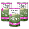  POLANA SMAKU KARMA DLA SZCZENIĄT MOKRA INDYK Z BORÓWKAMI 3x400g