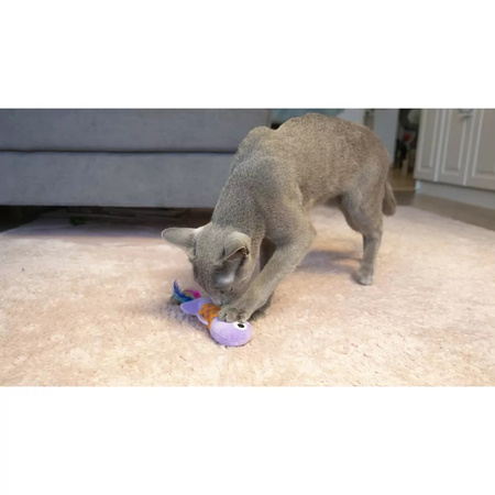 COMFY HAVE A PET ZABAWKA DLA KOTA PLUSZOWA Z KOCIMIĘTKĄ MIŚ 15x9x4cm