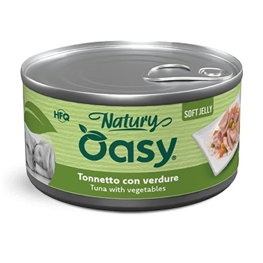 MOKRA KARMA DLA PSA OASY NATURY SOFT JELLY TUŃCZYK Z WARZYWAMI 6x150g