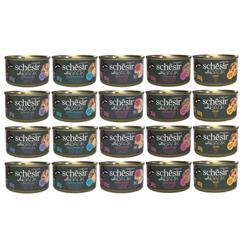 SCHESIR AFTER DARK MOKRA KARMA W PUSZCE DLA KOTA MIX SMAKÓW 20x80g