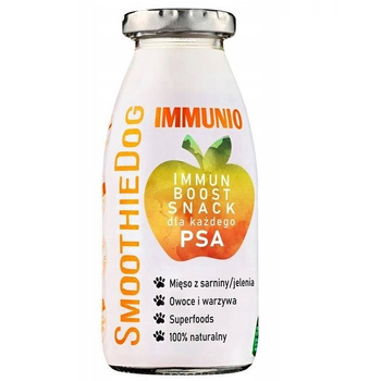 SMOOTHIEDOG IMMUNIO SARNA JELEŃ NATURALNY PRZYSMAK DLA PSA 250ml