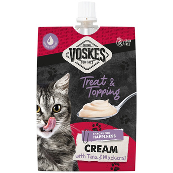 KREM DLA KOTA VOSKES CREAM WITH TUNA AND MACKERAL TUŃCZYK MAKRELA 90g