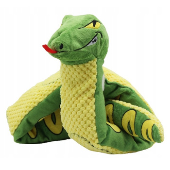 UNIQ PETS ZABAWKA DLA PSA DŁUGI ROZWIJANY WĄŻ Z PISZCZAŁKĄ 100x8x10cm