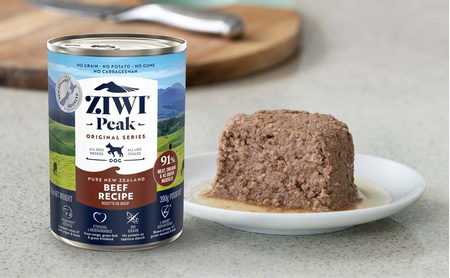 ZIWI PEAK DOG BEEF WOŁOWINA MOKRA KARMA DLA PSÓW 390g