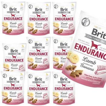 BRIT FUNCTIONAL SNACK ENDURANCE LAMB TRESERKI PRZYSMAK DLA PSA 10x150g