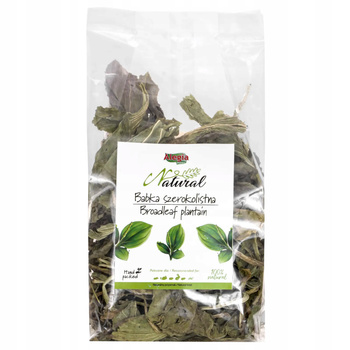 ALEGIA BABKA SZEROKOLISTNA NATURALNY PRZYSMAK CHOMIKA GRYZONI KRÓLIKA 100g