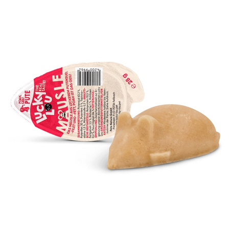 LUCKY LOU MAUSLE PASZTET PRZYSMAK MONOPROTEINOWY DLA KOTA INDYK 28g