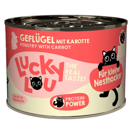 LUCKY LOU LIFESTAGE KITTEN MOKRA KARMA DLA KOCIĄT DRÓB 6x200g