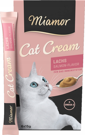 MIAMOR PASTA CAT CREAM PRZYSMAK DLA KOTA MIX SMAKÓW 41x15g