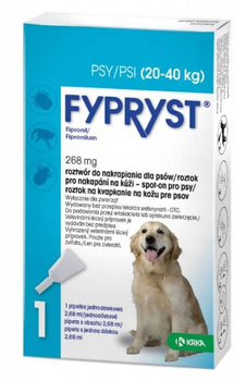 FYPRYST KROPLE NA KLESZCZE DLA PSA L 20-40kg 1x2,68ml