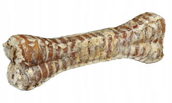 KOŚĆ 15cm SUSZONA TCHAWICA WOŁOWA PRZYSMAK PSA 90g