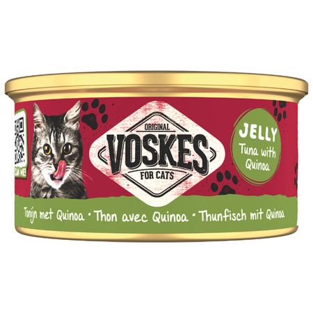 MOKRA KARMA DLA KOTA VOSKES TUNA WITH QUINOA TUŃCZYK KOMOSA 85g