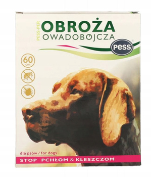 PESS OBROŻA NA PCHŁY I KLESZCZE DLA PSA 60cm