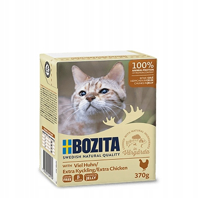 BOZITA KARMA MOKRA DLA KOTA MIX SMAKÓW W GALARECIE 12x370g