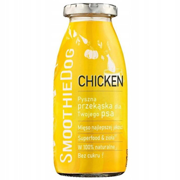 SMOOTHIEDOG CHICKEN KURCZAK NATURALNY PRZYSMAK DLA PSA 250ml