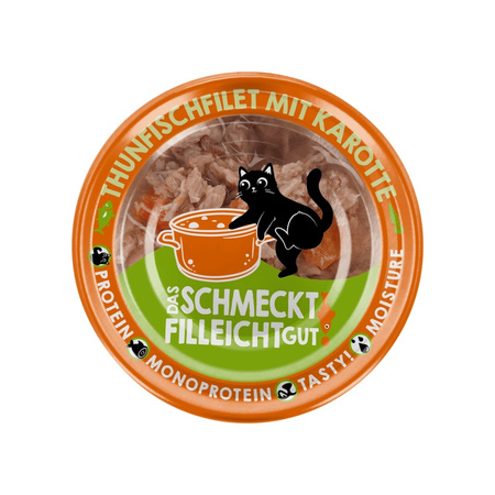 LUCKY LOU EXTRAFOOD KARMA DLA KOTA TUŃCZYK MARCHEWKA BULION 10x70g