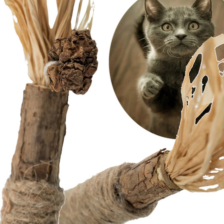 TRIXIE ZABAWKA Z PATYKA MATATABI DLA KOTA, GRYZAK JAK KOCIMIĘTKA