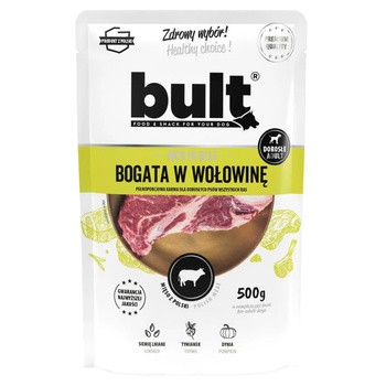 BULT MOKRA KARMA W SASZETCE DLA PSA BOGATA W WOŁOWINĘ 500g