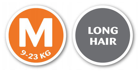 FURMINATOR M 9-23kg LONG HAIR pies długowłosy
