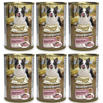 STUZZY MONOPROTEIN MOKRA KARMA DLA PSA WIEPRZOWINA 6x400g